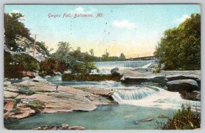 1911 GWYNS GWYNNS FALLS BALTIMORE MARYLAND MD ANTIQUE POSTCARD