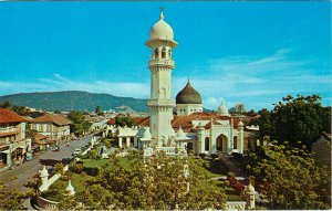 Vintage Postcard Captain Kling Mosque Penang Malaysian Peninsula