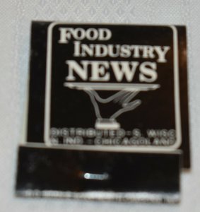 Food Industry News Advertising 20 Strike Matchbook