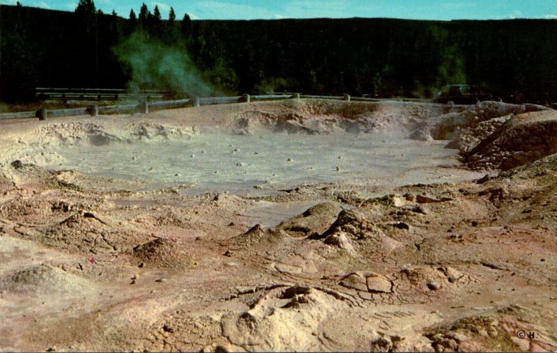 Yellowstone National Park Fountain Paint Pot At Lower Geyser Basin