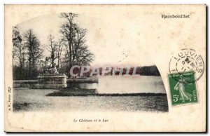 Old Postcard Rambouillet The castle and lake