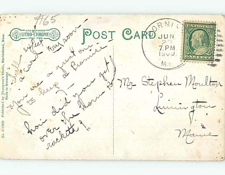Divided-Back POSTCARD FROM Marblehead Neck Massachusetts MA HM6549