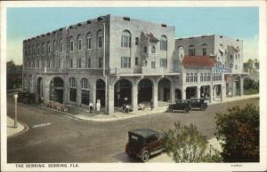 Sebring FL Old Cars at Hotel c1920 Postcard