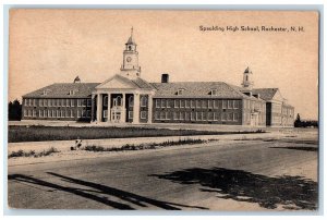 1945 Spaulding High School Campus Rochester New Hampshire NH Posted Postcard