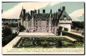 Old Postcard The West Coast Chateau Langeais