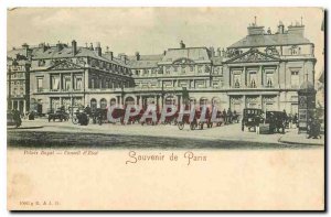 Old Postcard Royal Palace State Council Remembrance Paris