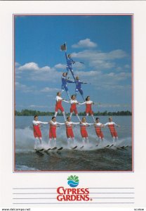 CYPRESS GARDENS , Florida , 1991 ; Skiing Pyramid