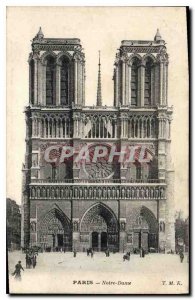 Postcard Old Paris Notre Dame