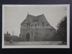 Nottinghamshire WORKSOP Priory Gatehouse c1904 Old RP Postcard by Lewis Ltd 2379