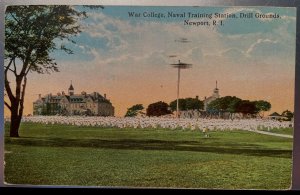 Vintage Postcard 1917 War College, Naval Training Station, Newport, Rhode Island