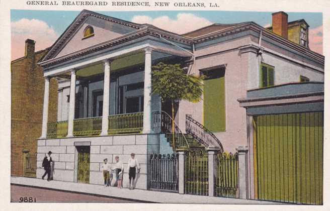 General Beauregard Residence - New Orleans LA, Louisiana - WB