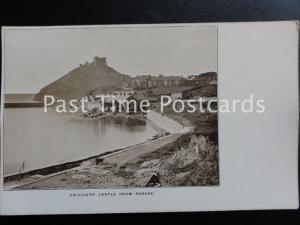 c1902 - Criccieth - Castle from Parade - Undivided Back