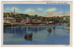 Bird's-Eye View of Augusta, Maine