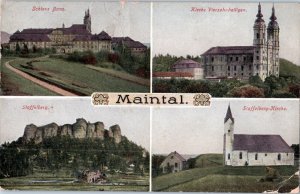 Multiple Views of Maintal Germany Postcard Posted 1926