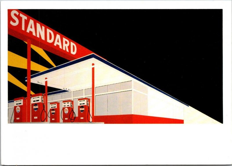 Texas Amarillo Standard Gas Station Painting By Edward Ruscha