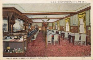 Postcard New Baronial Hotel and Grill #2 Nazareth PA