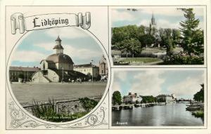 Multiview Postcard Lidköping Sweden Västra Götaland County