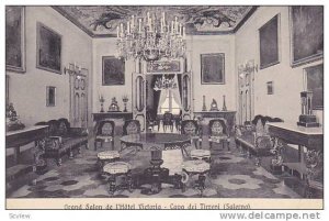 Grand Salon de l'Hotel Victoria - Cava del Tirreni (Salerno), ITALY , 00-10s