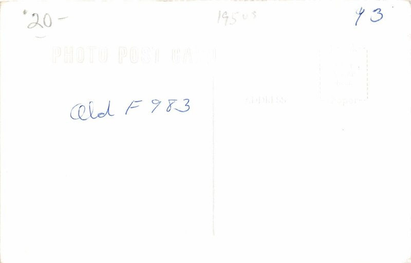 H49/ Fairplay Colorado RPPC Postcard c1950s Liquor Store Trucks Stores