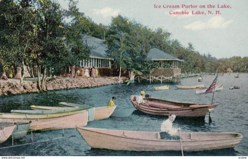 CANOBIE LAKE , New Hampshire , 00-10s ; Ice Cream Parlor on the lake