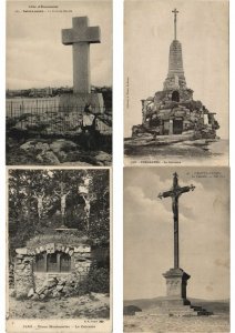 PC CALVARY CROSS 83x Vintage Postcard (L3276)