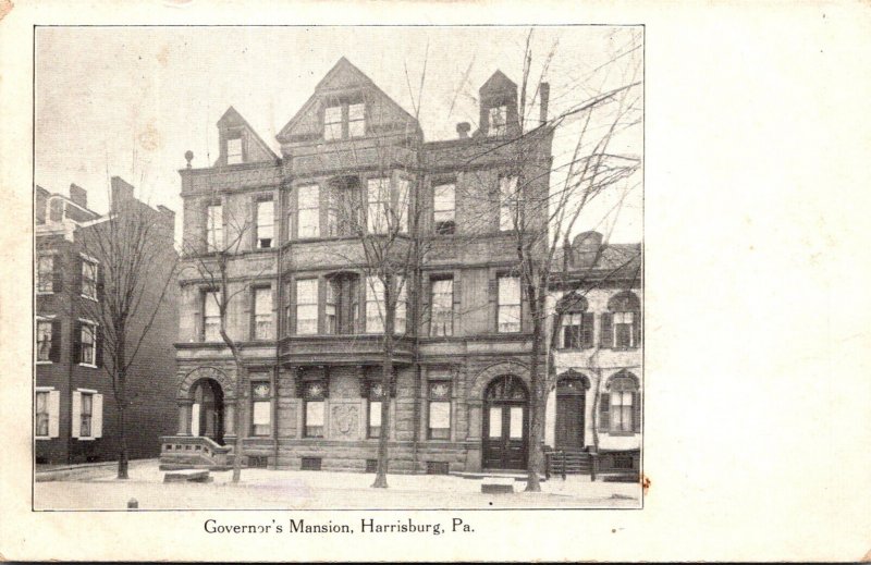 Pennsylvania Harrissburg Governor's Mansion 1906