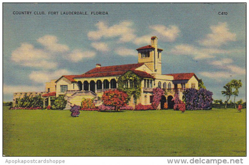 Country Club Fort Lauderdale Florida 1940