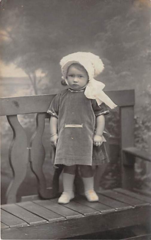 Young girl with a bonnet Child, People Photo Unused 