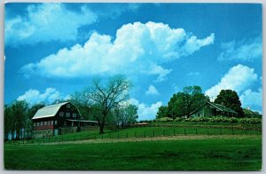 Vtg Eureka Springs Arkansas AR Hillspeak in the Ozarks Scenic View View Postcard