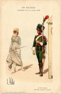 CPA  Militaire - En Faction - Chasseur de la Garde - 1808  (696632)
