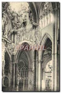 Old Postcard Catedral de Toledo Interior