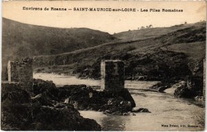 CPA Environs de ROANNE - Saint-Maurice-sur-Loire - Les Piles Romaines (111254)