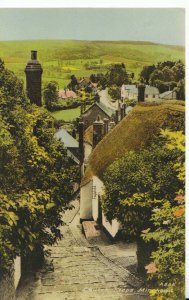 Somerset Postcard - Church Steps - Minehead - Ref TZ3659