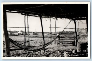 San Blas Nayarit Mexico Postcard Surroundings View c1930's Vintage RPPC Photo