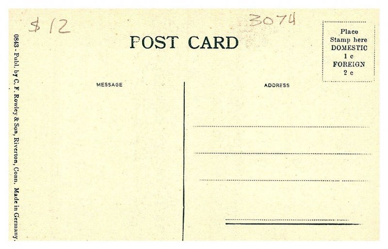 Connecticut  Riverton , Main Street looking West