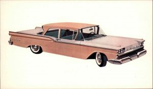 1959 Ford Custom 300 Tudor Sedan Pormo Advertising Vintage Postcard