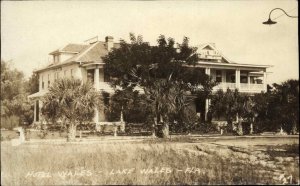 Lake Wales FL Hotel Wales c1920 Real Photo Postcard AZO PAPER