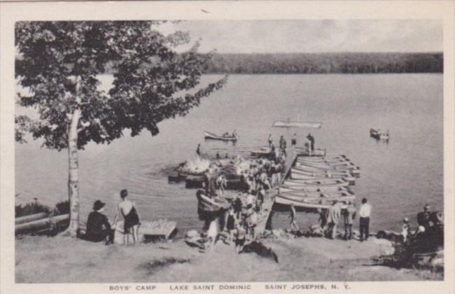 New York Saint Josephs Boys' Camp Lake Saint Dominic Albertype