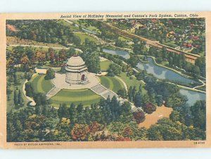 Linen AERIAL VIEW Canton Ohio OH AD0261