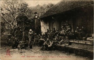 CPA AK VIETNAM DAP-CAU -Aprés le tir le repas a la Pagode Ké Tar (321572)