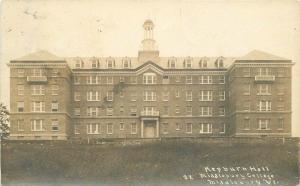 C-1910 RPPC Photo Postcard Hepburn Hall Middleburg College Vermont 663