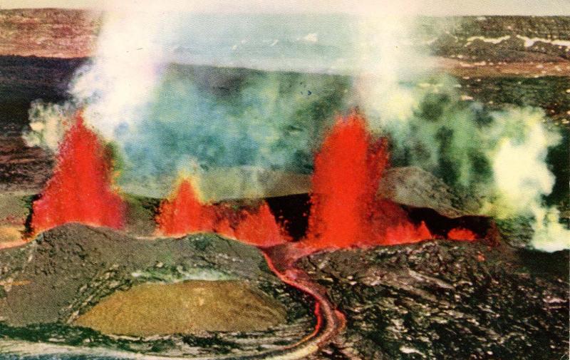 HI - Mauna Loa Volcano Eruption, 1950