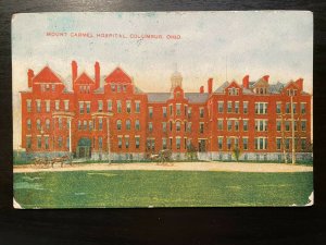 Vintage Postcard 1912 Mount Carmel Hospital Columbus Ohio 