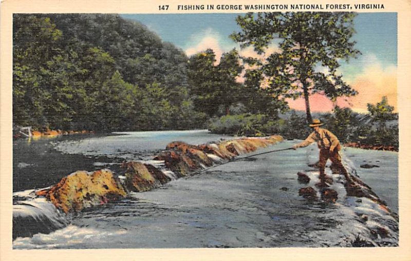 George Washington National Forest Virginia, USA Fishing Unused 