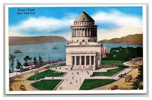 Riverside Drive and Grant's Tomb New York City NY NYC UNP WB Postcard I21