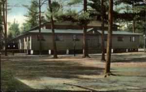 Lake Pearl Wrentham MA Dance Hall c1910 Postcard