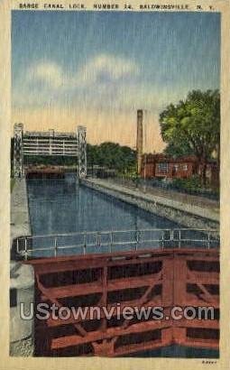 Barge Canal Lock - Baldwinsville, New York NY  