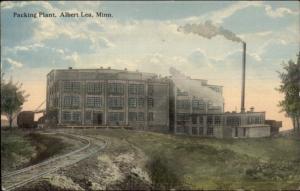 Albert Lea MN Packing Plant c1910 Postcard