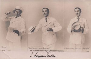 Farren Soutar in A Chinese Honeymoon Edwardian Actor Hand Signed Photo