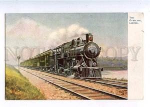 227165 USA American Expresse Overland Limited TRAIN RPPC Rus